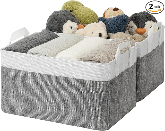 GRANNY SAYS Storage Baskets for Shelves, Closet Organizer Bins, Clothes Storage by GRANNYSAYS