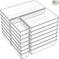 21-Pack Clear Plastic Drawer Organizer Trays – BPA-Free Storage Bins by Unknown