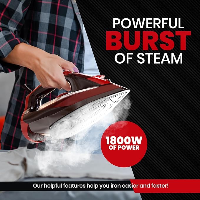 Utopia Home Steam Iron for Clothes - Image 8