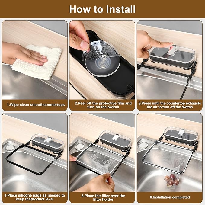 Kitchen Sink Drain Strainer Basket Holder - Image 3