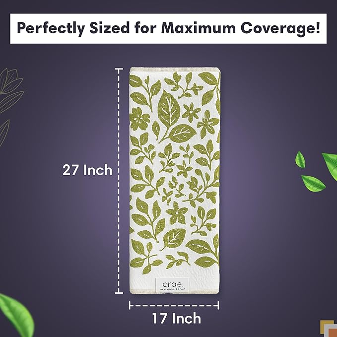 2 Double Sided Microfiber Hand Towels, 17x27 Inches Waffle Design Kitchen - Image 4