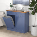 Betterhood Tilt Out Trash Cabinet 10 Gallon Wooden Free Standing Laundry Sorter by Betterhood