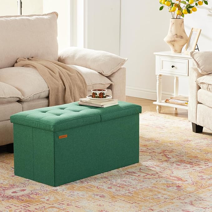 HAUSFRAU - 30 Inches Storage Ottoman Bench - Image 5