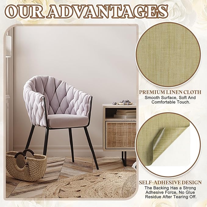 PATIKIL Linen Repair Patch, 8 x 11 Inch Self-Adhesive Linen Fabric Repair - Image 3