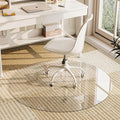 GLSLAND Round Tempered Glass Floor Mat by GLSLAND