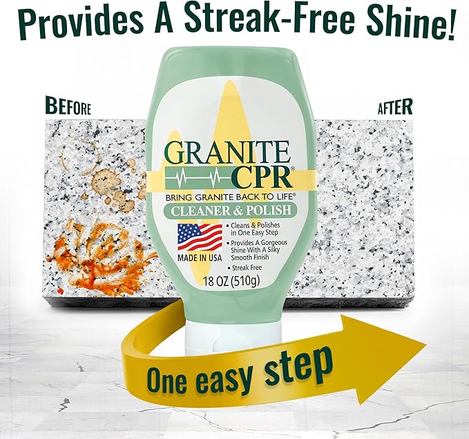 Granite CPR Cleaner & Polish Can Be Used Daily On Granite, Quartz & Corian. - Image 4
