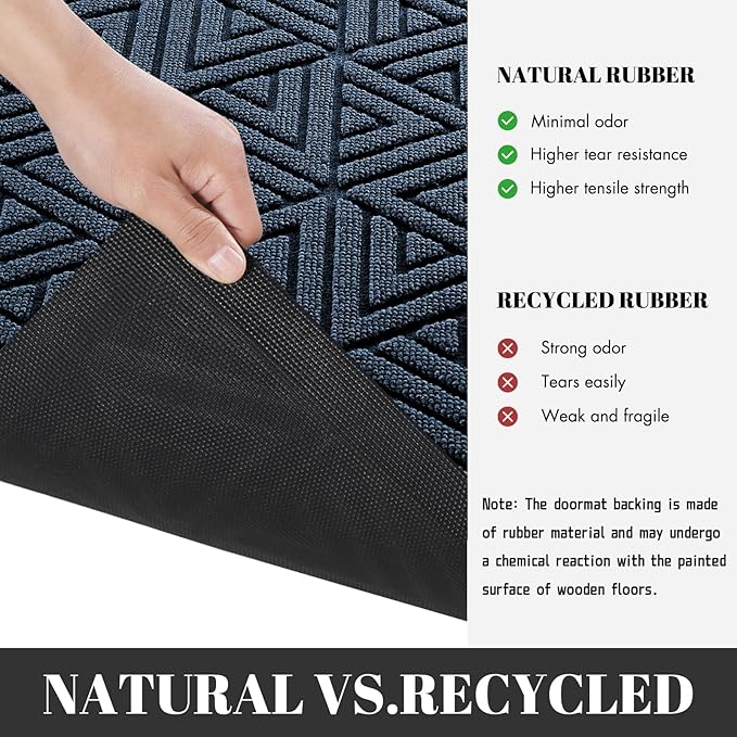 Yimobra Outdoor Mats for Front Door 29.5x17, All-Weather Waterproof Non-Slip - Image 3