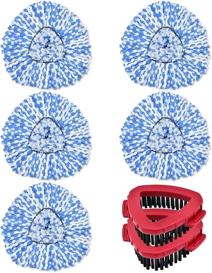 Mop Heads Replacements for Ocedar, 5 Pack Mop Replace Head for Ocedar by DLAIMI