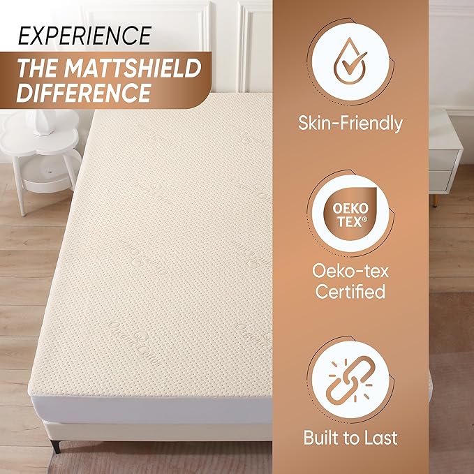 Luxury Waterproof Organic Mattress Protector King - Image 4
