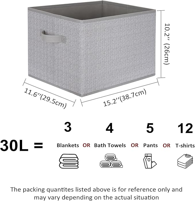 WUIKE Closet Storage Bins, Trapezoid Storage Boxes - Image 2