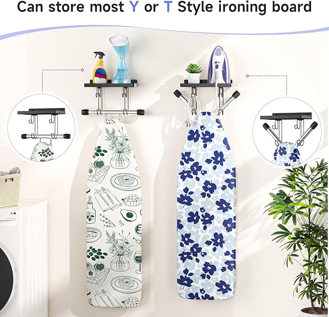 Ironing Board Holder Wall Mount, Ironing Board Hanger - Image 4