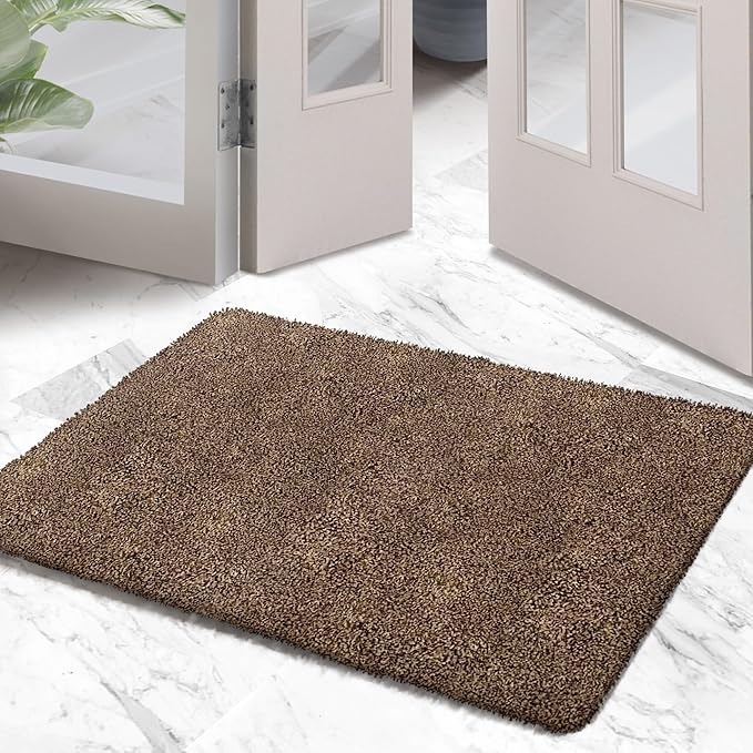 Premium Microfiber Indoor Door Mat – 24"x36" Washable Entry Mat, Waterproof by RugMast