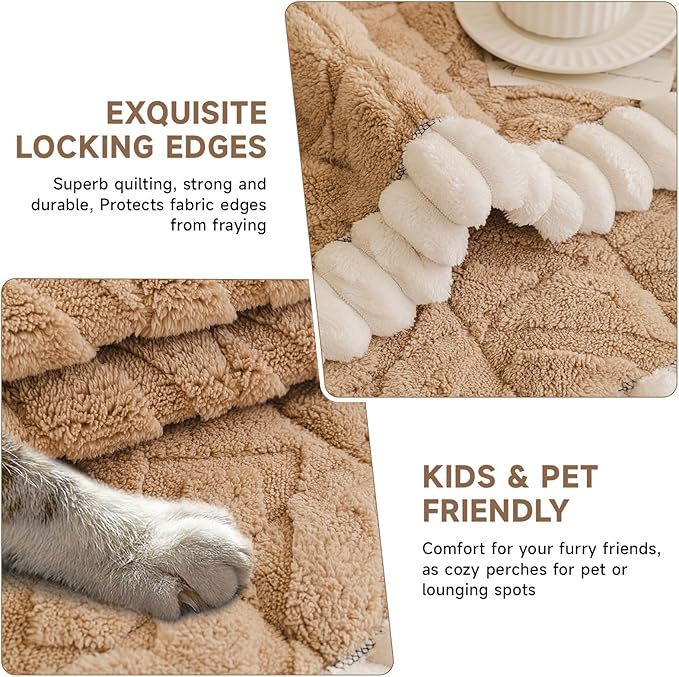 OTOB Couch Covers for 3 Cushion Couch Sofa Pet Friendly, Washable & Non Slip - Image 4