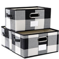 PRANDOM Fodable Storage Bins for Closet Decorative Fabric Storage Baskets Cubes by Prandom