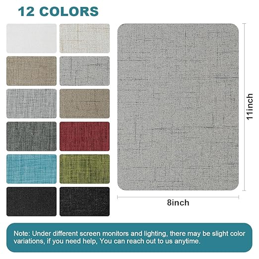 J.CARP 2Pcs Linen Repair Patches, Large Self-Adhesive Fabric Patch - Image 2