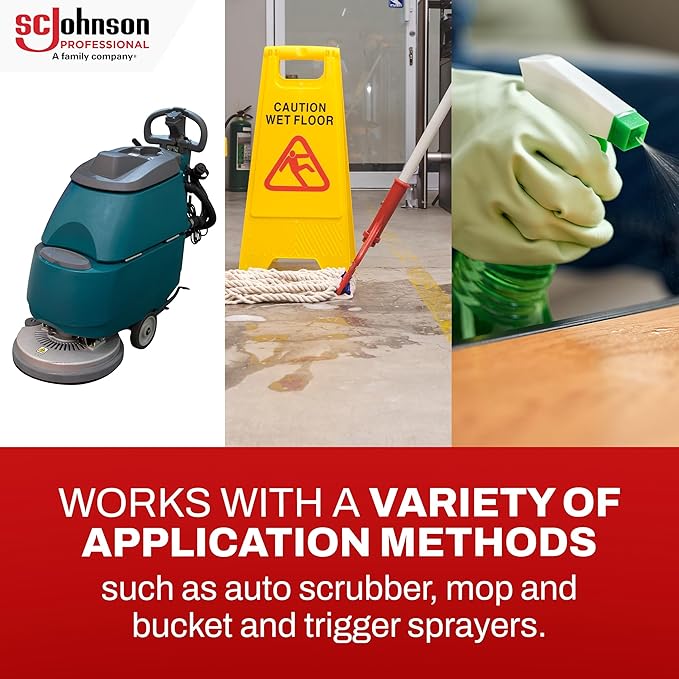 SC Johnson Professional Heavy Duty Neutral Floor & Surface Cleaner 1 Gallon - Image 6