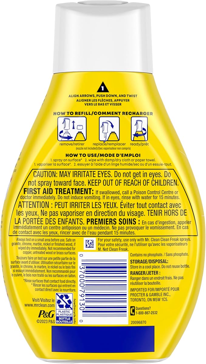 Mr. Clean Clean Freak Multi Surface Cleaning Spray, Deep Cleaning Mist Starter - Image 11