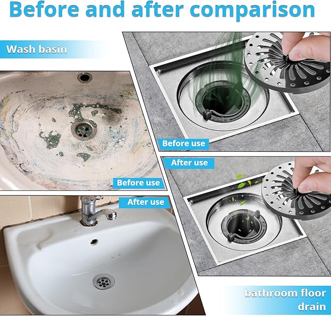 Drain Cleaner, Foaming Drain Cleaner and Deodorizer, Sink Cleaning Foam - Image 7