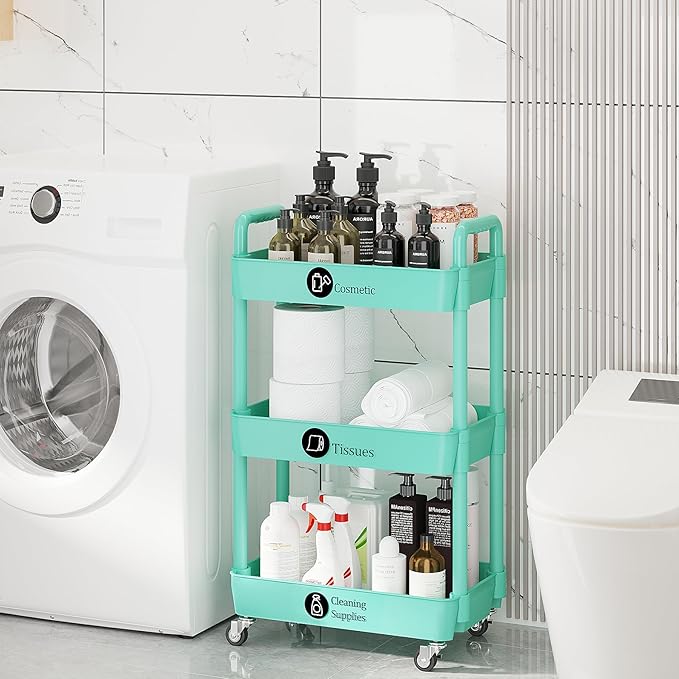 Laiensia 3-Tier Rolling Cart - Image 5