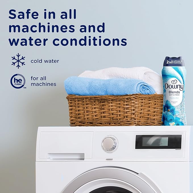 Downy Blends In-Wash Laundry Scent Booster Beads, Meadow Rain Scent, 24.5 OZ - Image 7