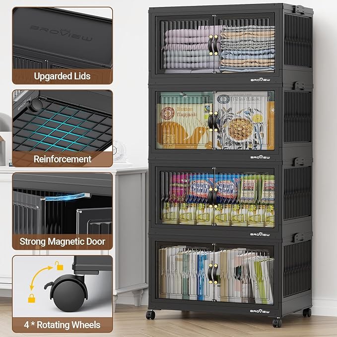 BROVIEW 600Qt Stackable Storage Bins - Image 5