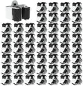 3-H Broom Hanger, Mop Holder Wall Mount 50 Pack, Broom Holder Wall Mount by 3-H