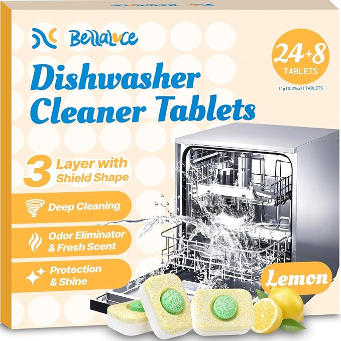 Dishwasher Cleaner Tablets by BrightenYourLife