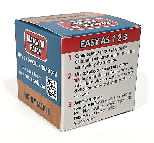 MATCH 'N PATCH Realistic Wood Grain Repair Tape - Image 5