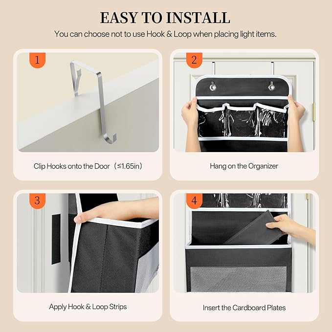 LAMU 6-Tier Over The Door Organizer, Swing - Image 8