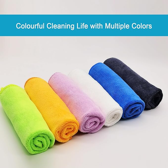 Microfiber Cleaning Cloth for Kitchen Housekeeping Dish Electronics Dust Rags - Image 4