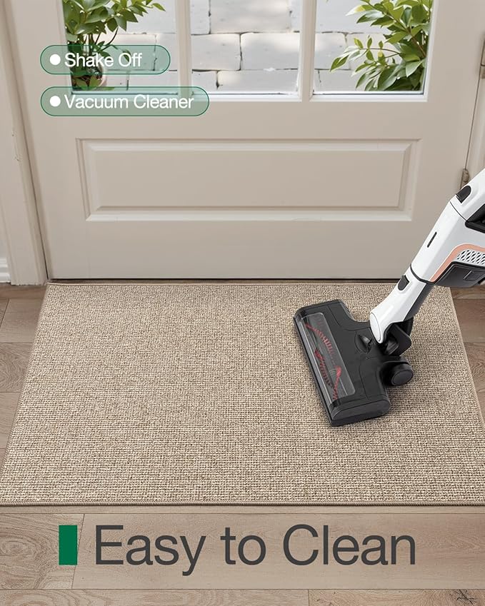LUMI Indoor Door Mat 24"x36", Ultra Thin Low Profile Non-Slip Doormat - Image 8