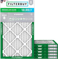 Filterbuy 12x30x1 Air Filter MERV 8 Dust Defense Replacement, Electrostatic by Filterbuy