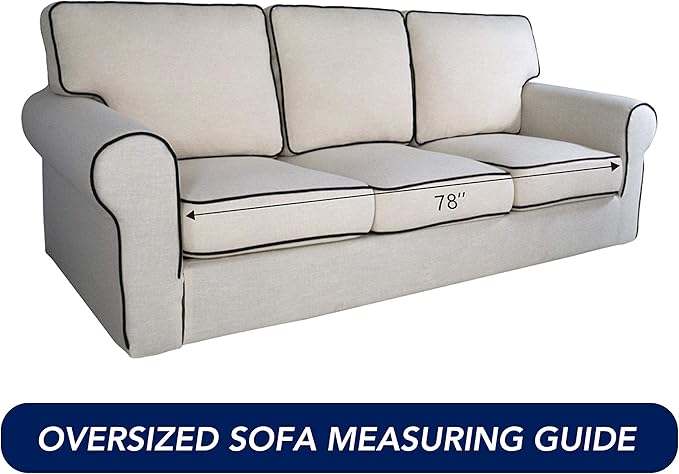 PureFit Reversible Quilted Sofa Cover, Water Resistant Slipcover Furniture - Image 6