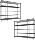 52.36" W Storage Shelves Metal Shelving Unit Load 1400LBS 5 Tier Wire Rack by Romorgniz