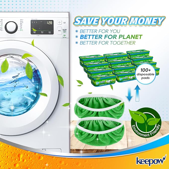 KEEPOW Reusable Wet Pads Refills Compatible - Image 2