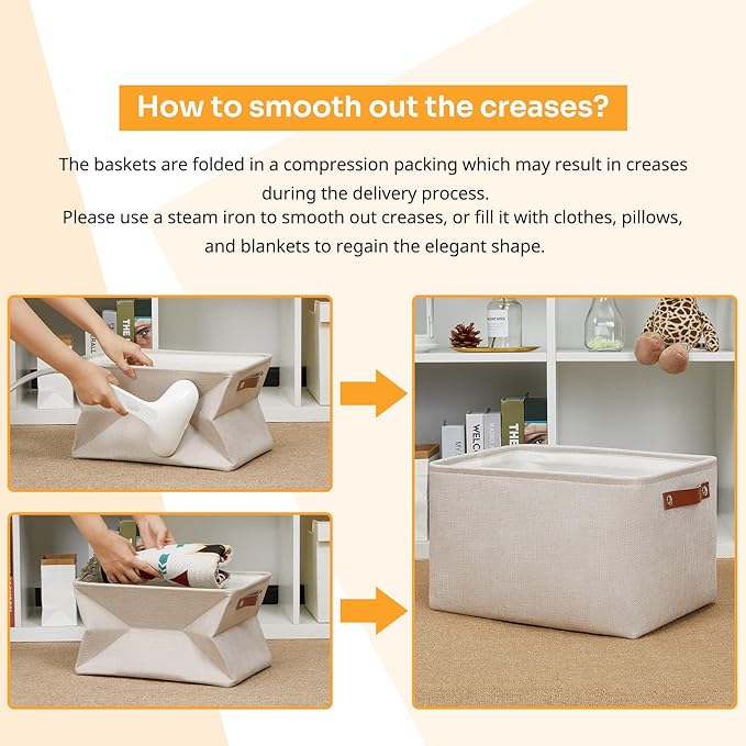 DULLEMELO Fabric Organizer for Storage, Nursery - Image 6