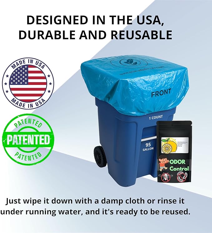 | Odor Eliminating Trash Can Cover - Image 3