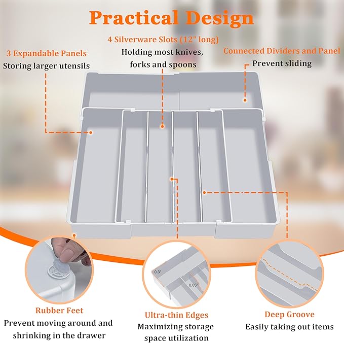Expandable Large Silverware Organizer - Image 8