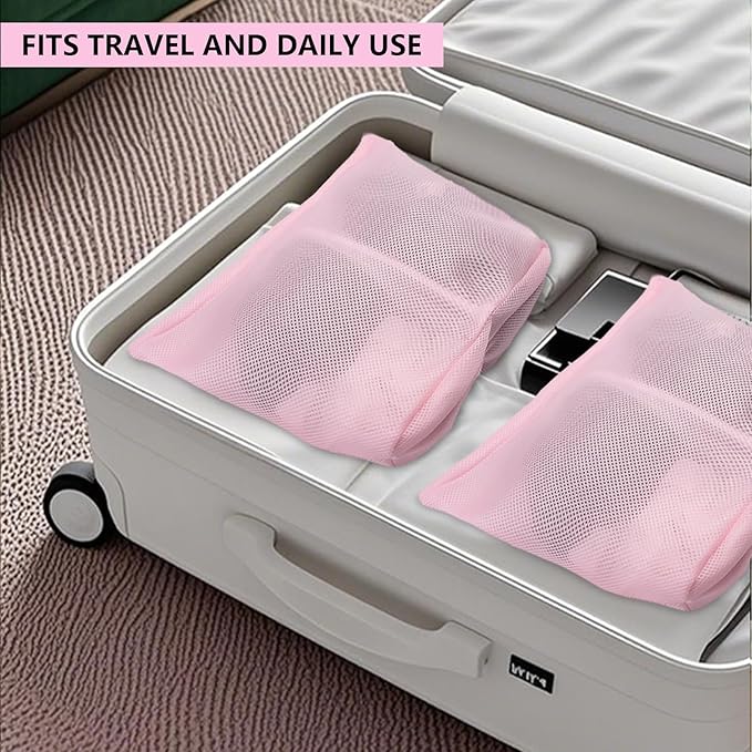 2 Pcs laundry bag with handles mesh laundry bags washing machine laundry totes - Image 7