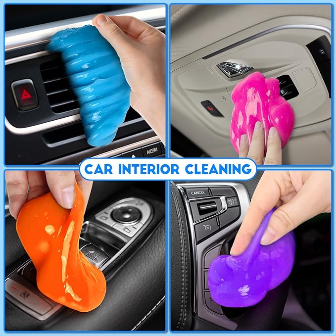 Car Cleaning Gel, 4 Pack Car Cleaning Putty, Universal Auto Deatiling Tools - Image 3