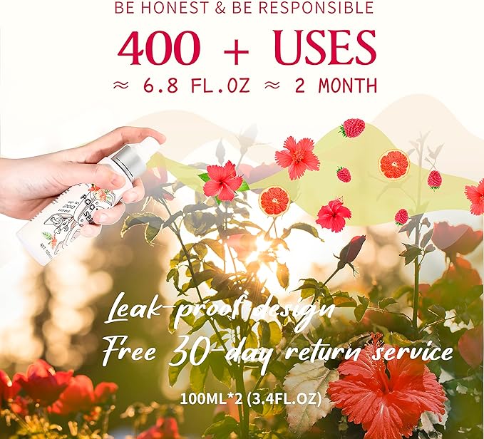 Clean-n-Fresh Toilet Spray 6.8 Oz, Hibiscus Scent, Bathroom Odor Deodorizer - Image 4
