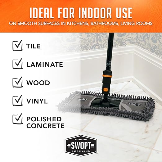 SWOPT 18” Microfiber Dust Mop Refill – Cleaning Pad - Image 10