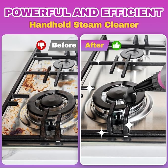 Pressurized Handheld Steam Cleaner, Portable Multi-Surface Cleaner - Image 5