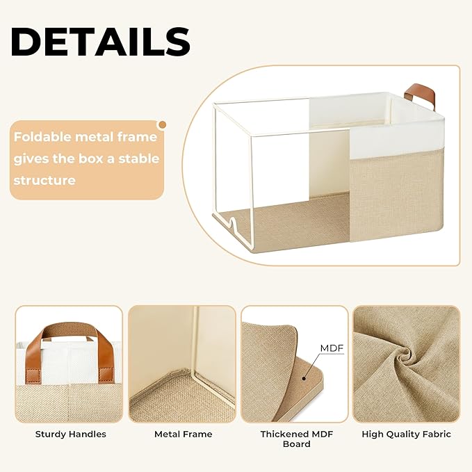 GRANNY SAYS Storage Baskets for Shelves, Closet Organizer Bins, Clothes Storage - Image 7