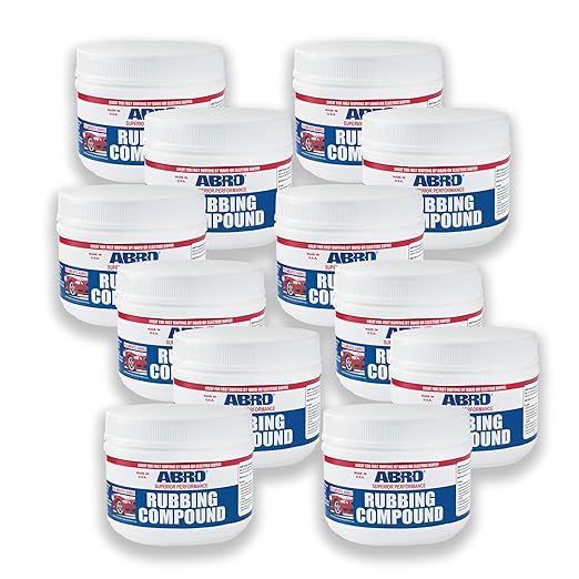 ABRO Superior Performance Rubbing Compound, 32 oz., Buffing Compound by ABRO