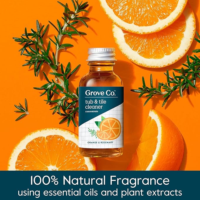 Grove Co. Tub and Tile Cleaner, Refill Concentrate Plant-Based Household - Image 2