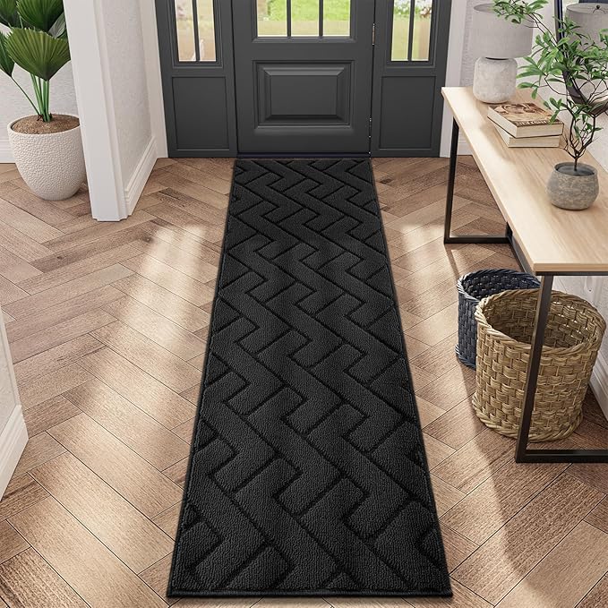 hicorfe Indoor Doormat, Front Back Door Mat Rubber Backing Non Slip Door Mats by Hicorfe