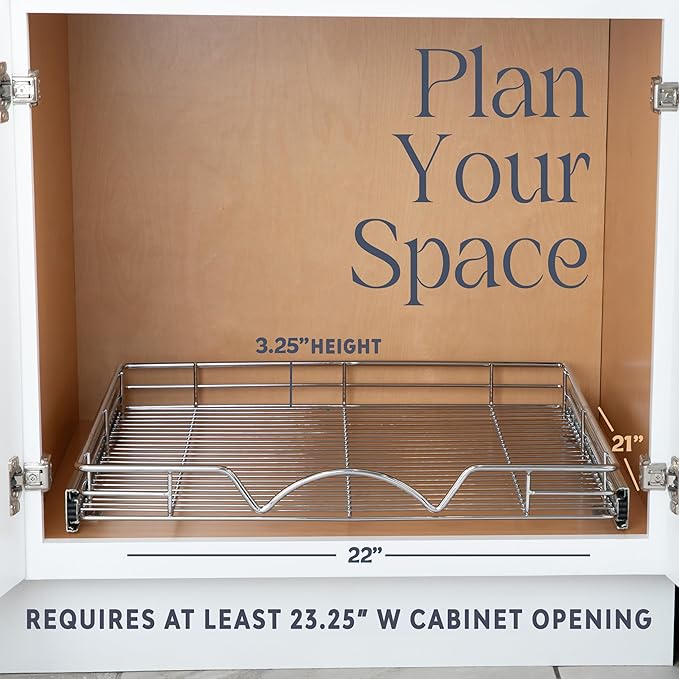 HOLDN’ STORAGE Pull Out Cabinet Organizer, Heavy Duty Caddy w/Lifetime Limited - Image 4