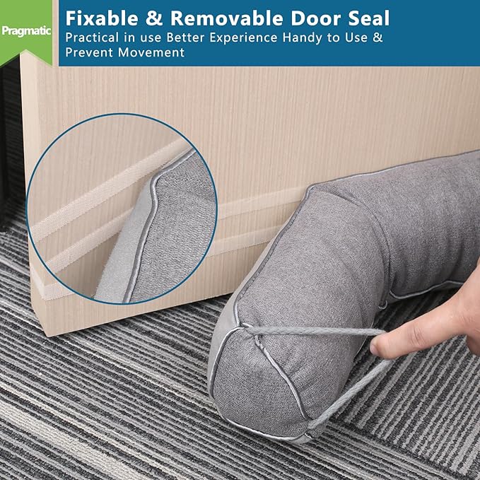 Triangular Under Door Draft Stopper 40 inch Heavy Duty Door Draft Blocker - Image 4