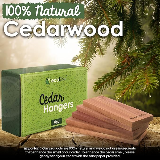 ecoKiwi Cedar Blocks for Clothes Storage - Image 2